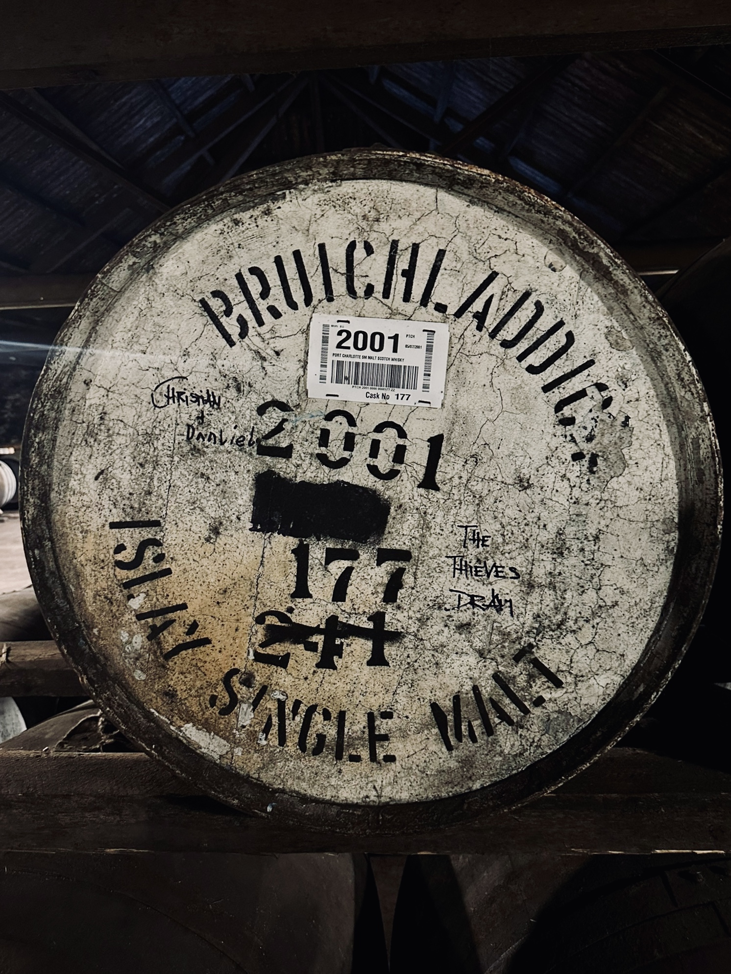 Cask 177 - Bruichladdich Port Charlotte 2001